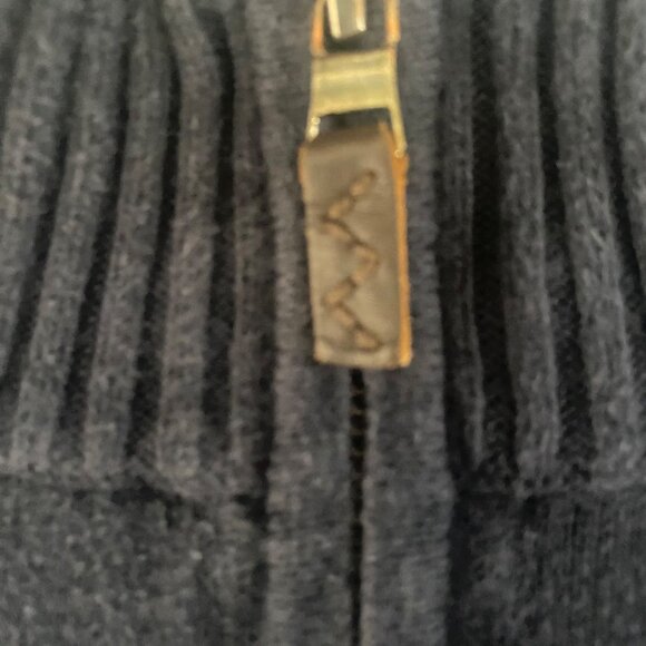 Eddie Bauer Cashmere Cotton Blend Sweater Mens XL Navy Blue Pullover 1/4 Zip Pre - Picture 5 of 9